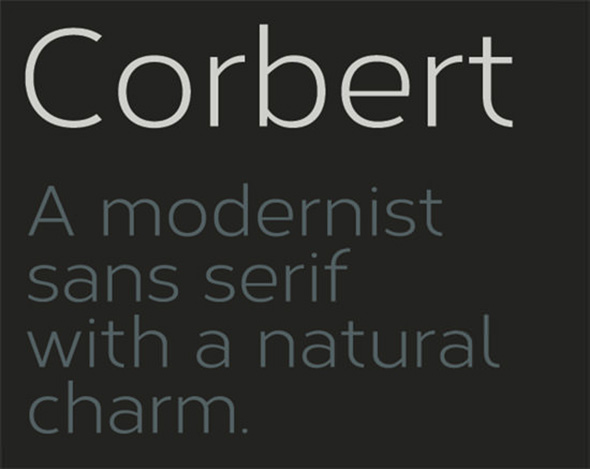 Corbert Regular – FREE FONT
