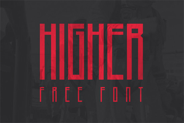 Higher - Free Font