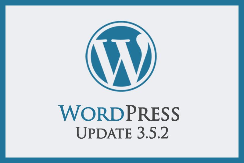 WordPress Update 3.5.2
