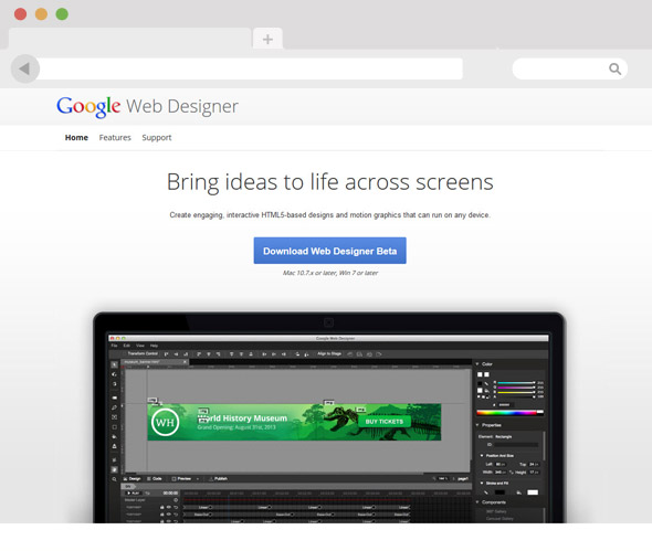Google Web Designer 15.3.0.0828 for mac instal free