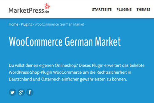 WooCommerce German Market